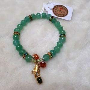 Semiprecious Stone Stretch Bracelet